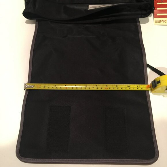 ESPRIT VINTAGE Messenger Crossbody Bag - Black NEW with Tags - Picture 6 of 16